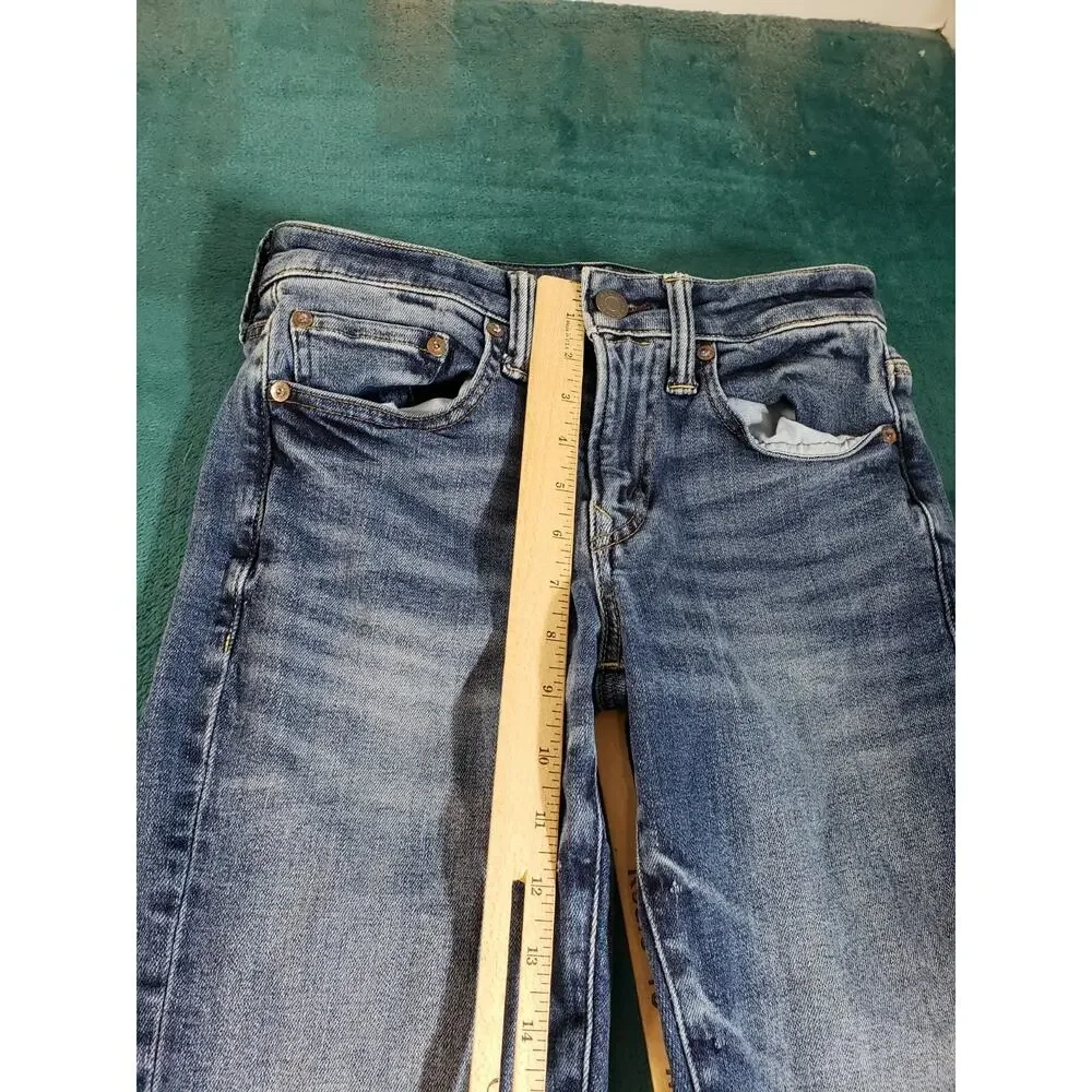 American Eagle Jeans Size 28x32 Mens Blue Pants Stretch Denim Mid Rise Skinny